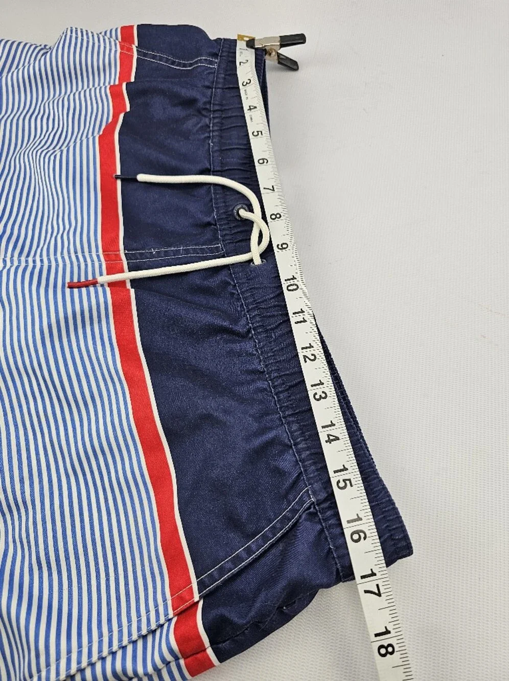 Vineyard Vines Blue Striped Swim Trunks Men's Size Medium